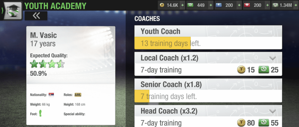 New Youth Academy in Top Eleven 2020
